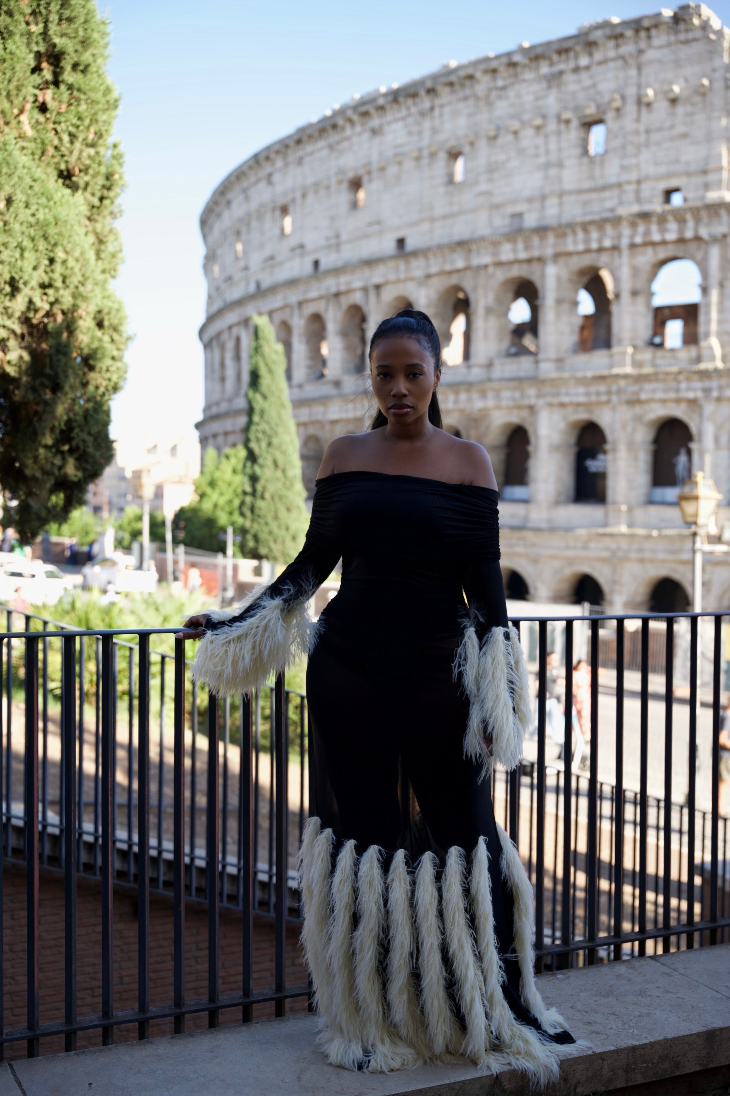 Roma Feather Dress