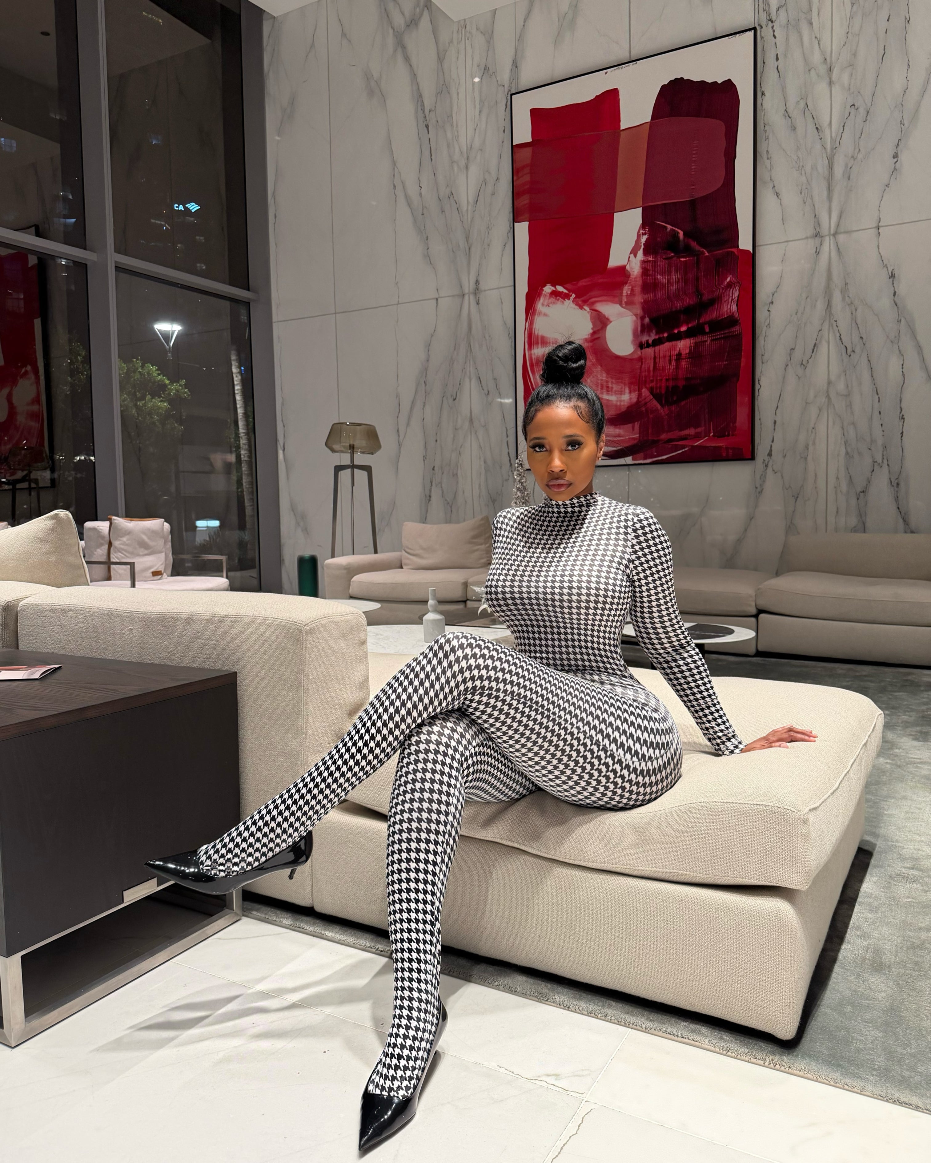 Houndstooth Jumpsuit (Final Restock) – HB Studios