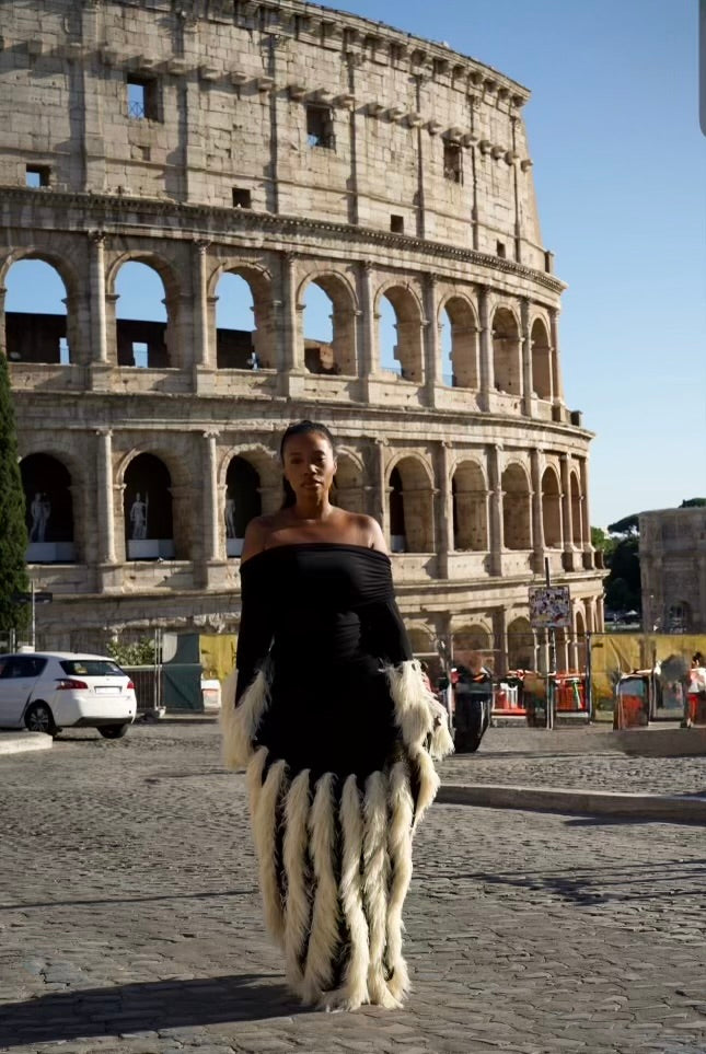 Roma Feather Dress