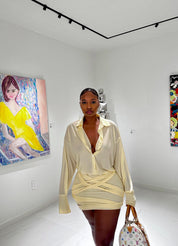 Lemon Drop Mini Dress