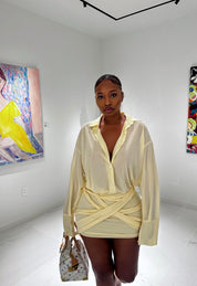 Lemon Drop Mini Dress