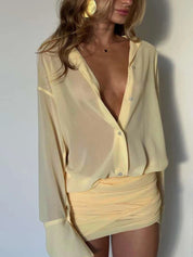 Lemon Drop Mini Dress