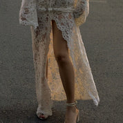 White Lace Maxi Dress