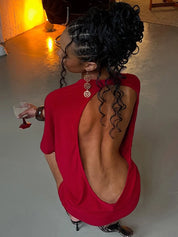 Backless Behavior Dress