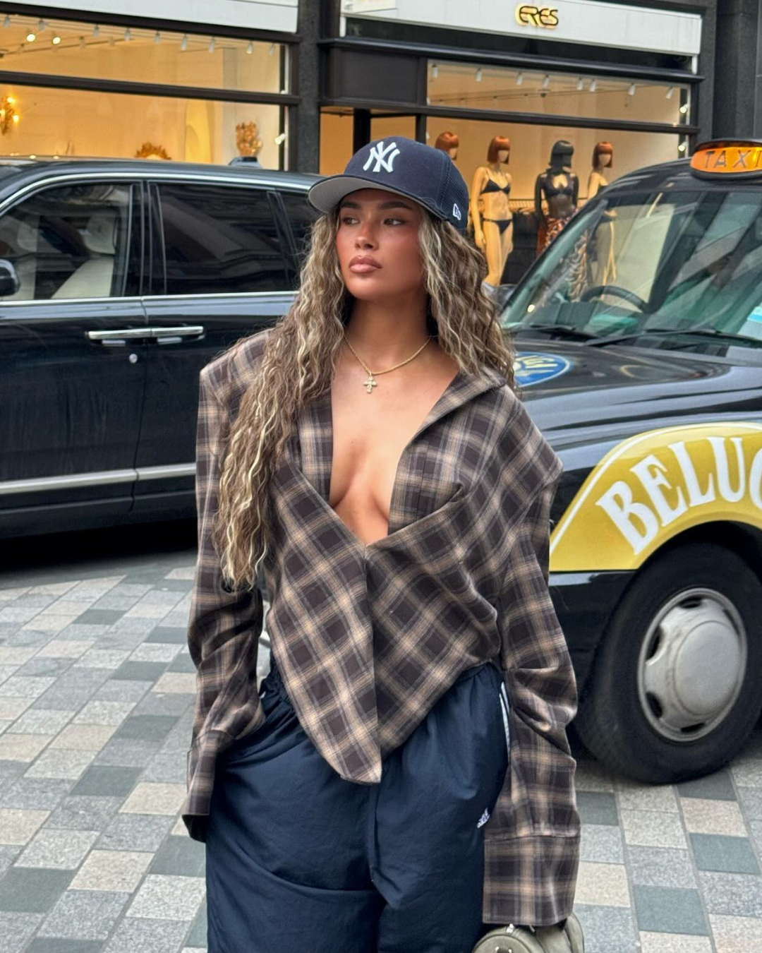 City Streets Flannel Top