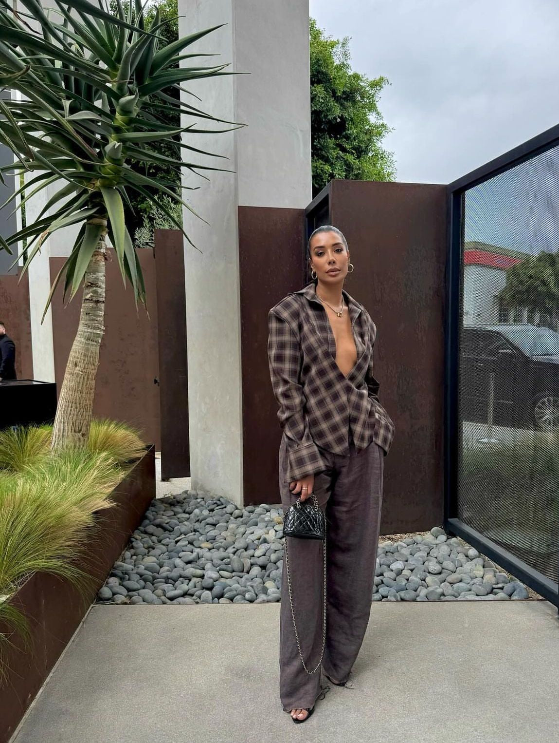 City Streets Flannel Top