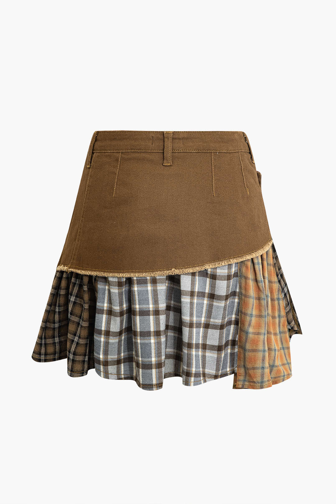 Patchwork Mini Skirt