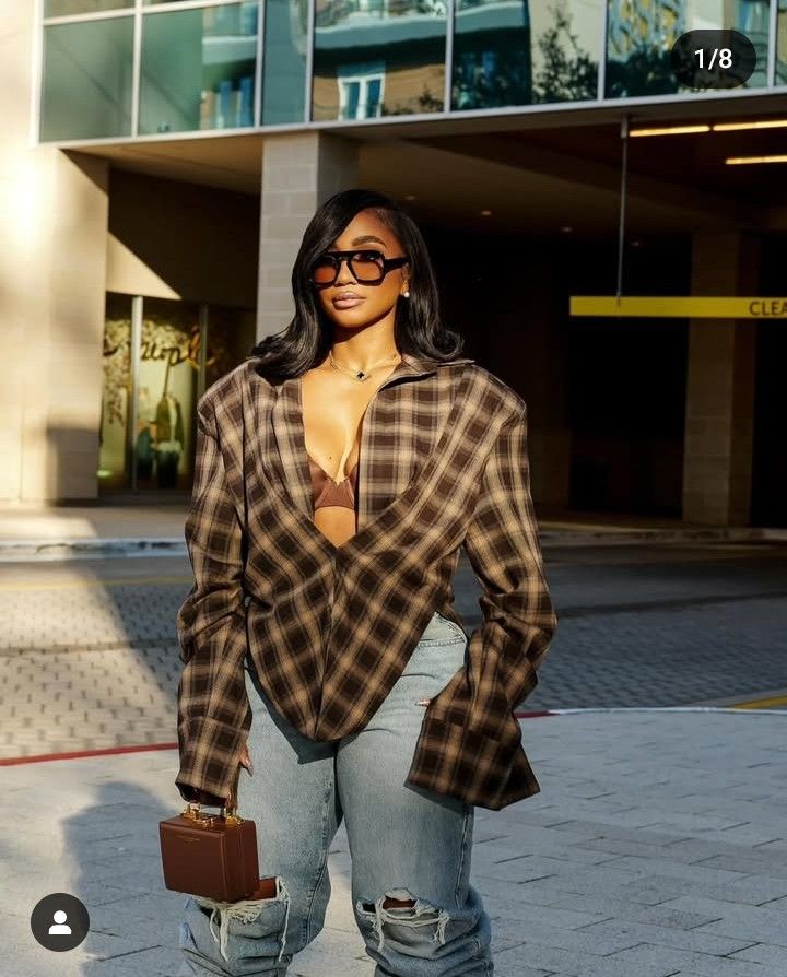 City Streets Flannel Top
