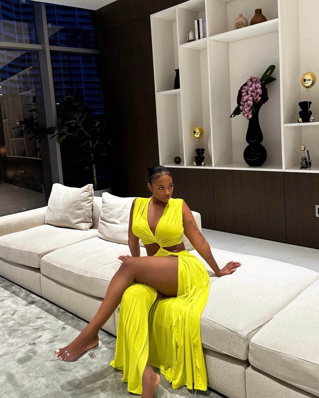 Bahamas Cut Out Maxi Dress