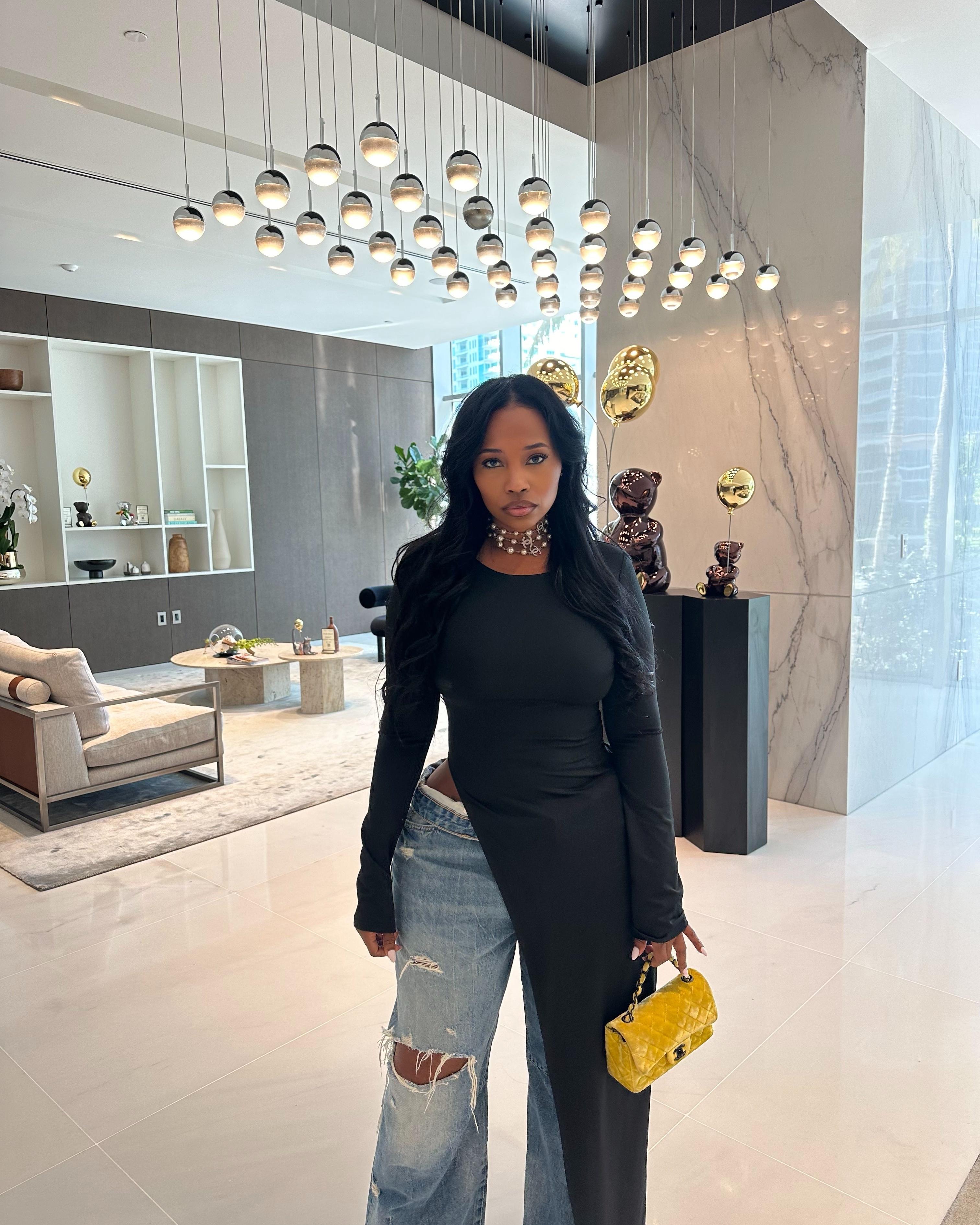 Black Asymmetrical Top