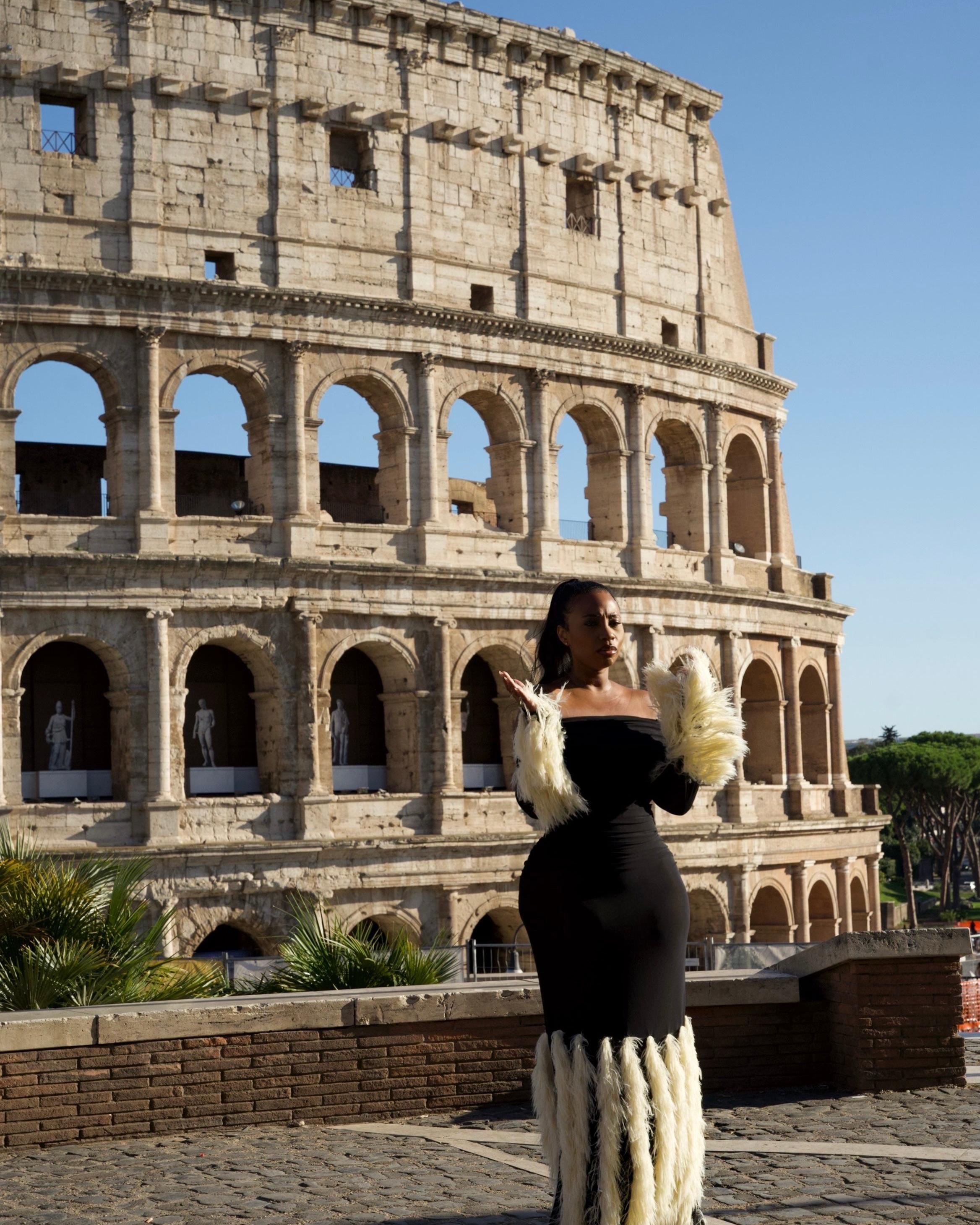 Roma Feather Dress