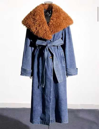 Cozy Season Denim Trench