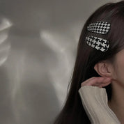 Houndstooth Retro Hairclip