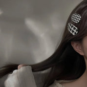 Houndstooth Retro Hairclip