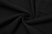 One Shoulder Ribbed Knitted Bodysuit