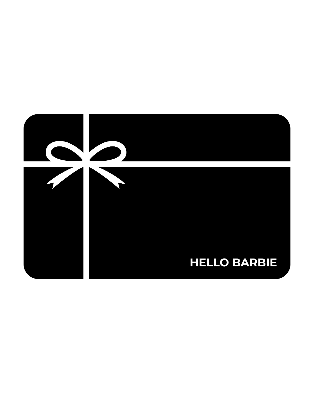 Hello Barbie Gift Card