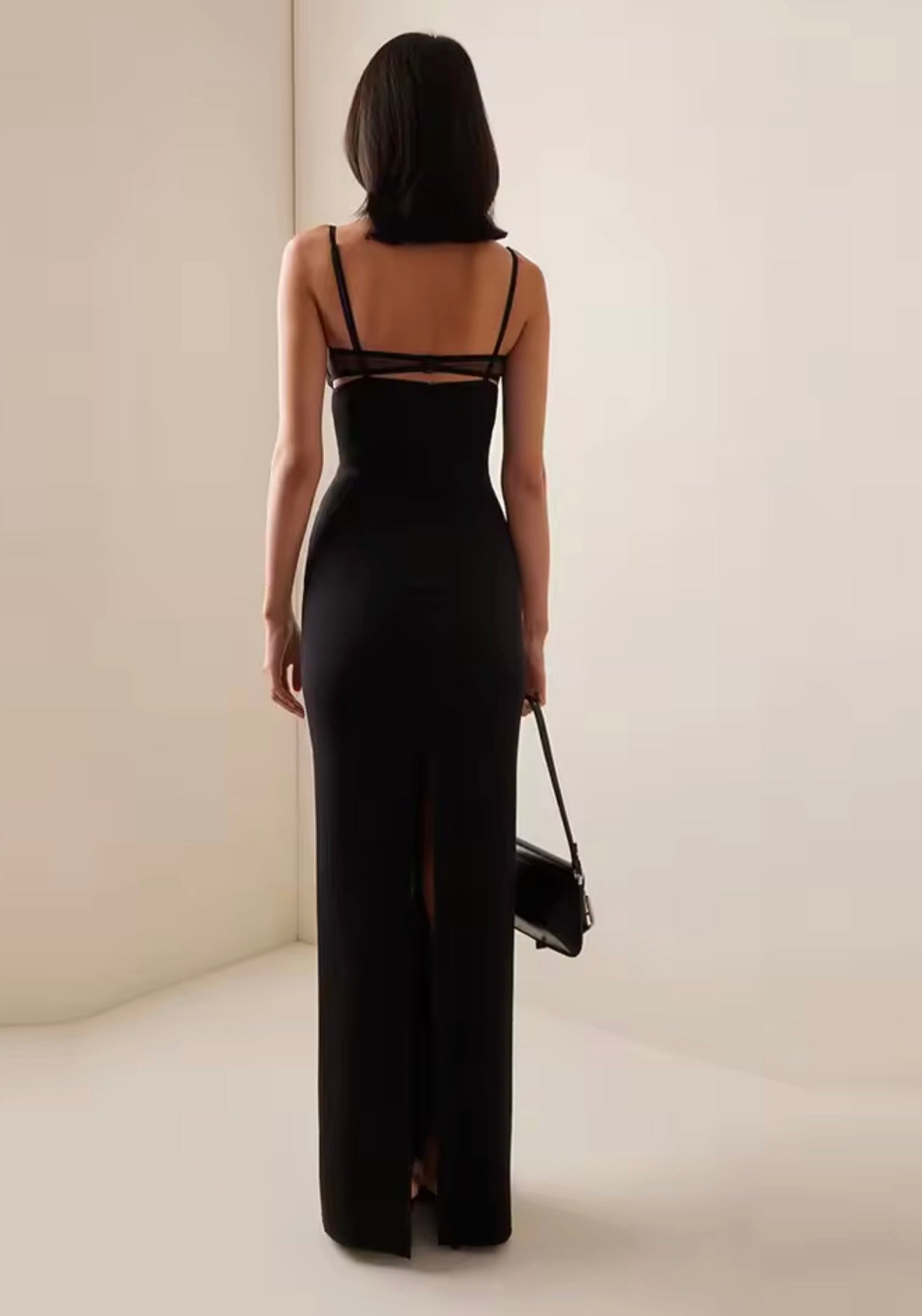 Black Bandage Maxi Dress