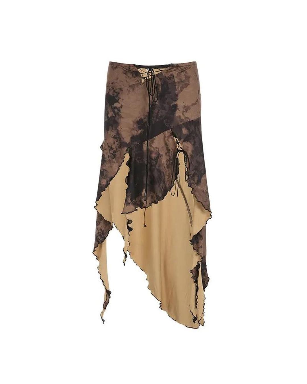 Coco Ruffles Lace Up Skirt