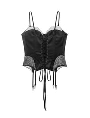 Sexy Lace Patchwork Corset