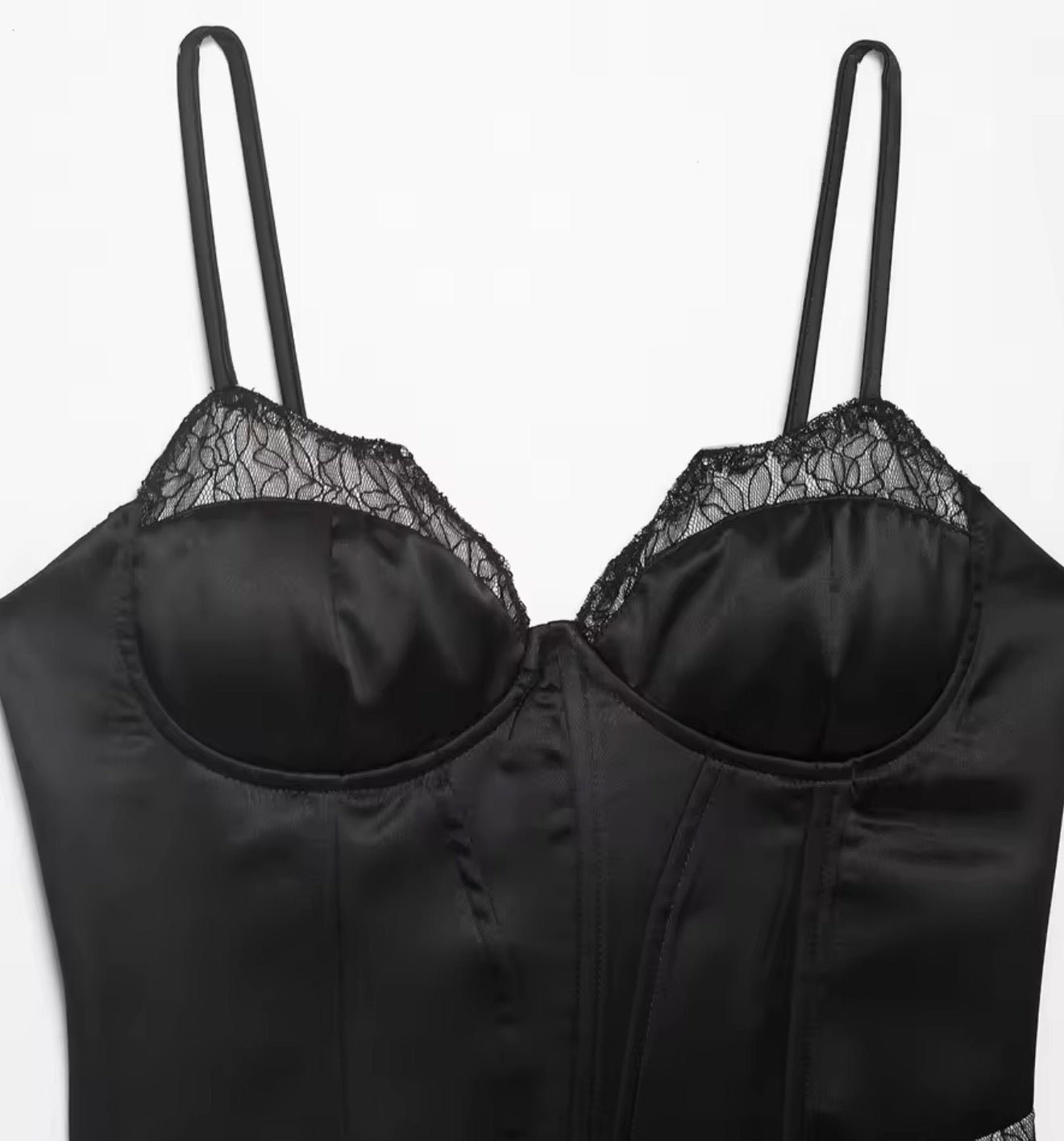 Sexy Lace Patchwork Corset