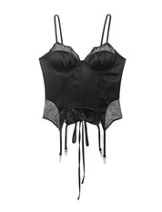 Sexy Lace Patchwork Corset