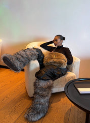 Knee HighFaux Fur Boots
