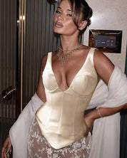 Champagne Hour Corset Top