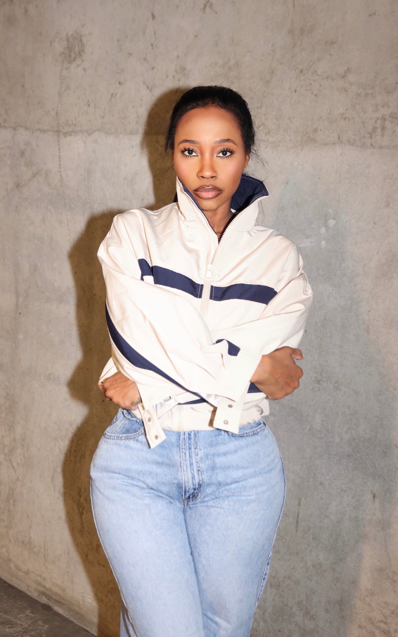 90s Luxe Windbreaker