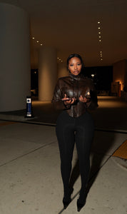 Vintage Espresso Bomber