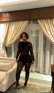 Barely There Jumpsuit - Black