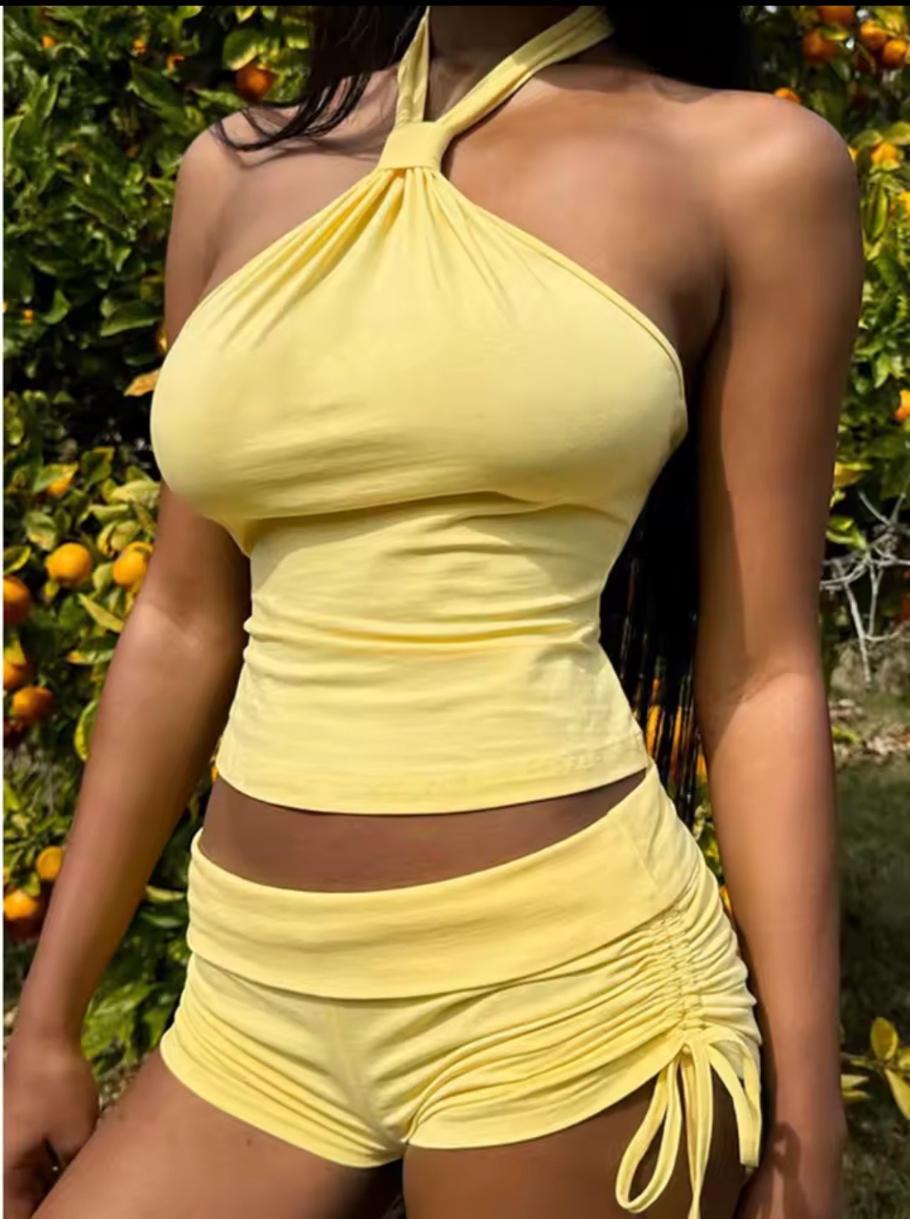 Yellow Short Set