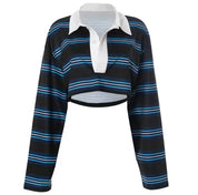 Navy Stripe Rugby Top
