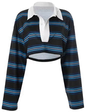 Navy Stripe Rugby Top