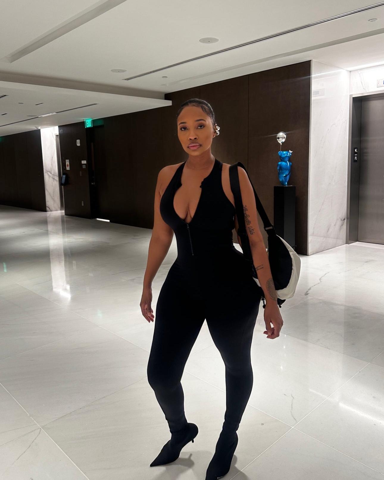 Racerback Zip Up Jumpsuit