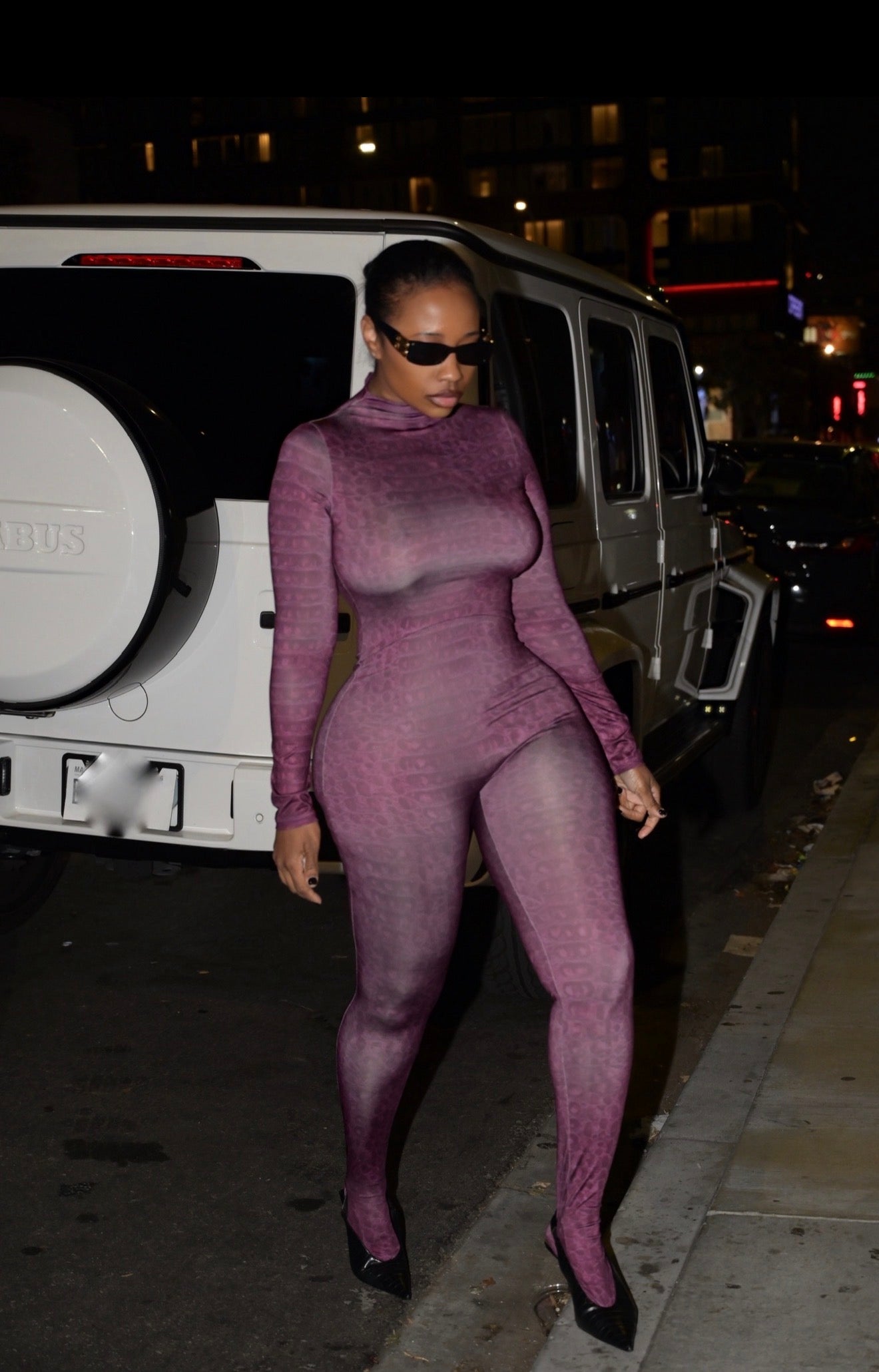 Maroon Croc Jumpsuit