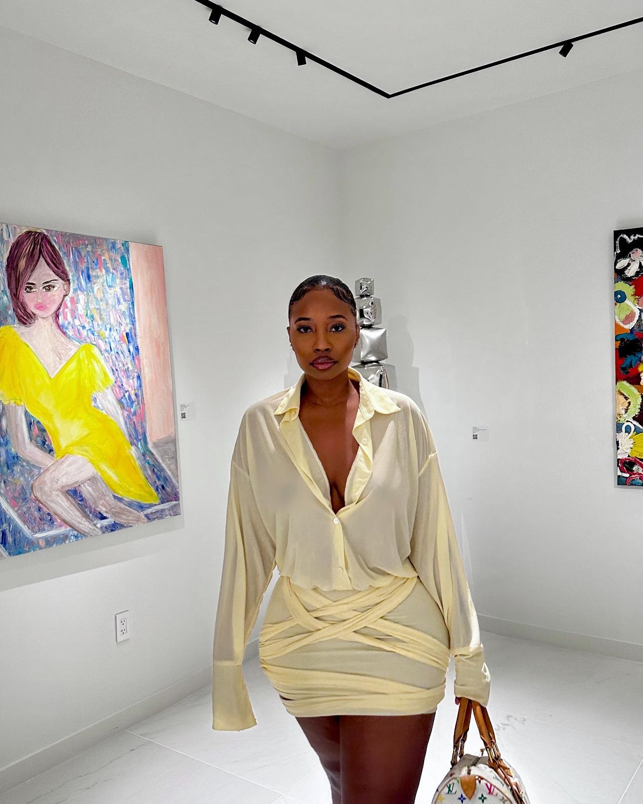 Lemon Drop Mini Dress