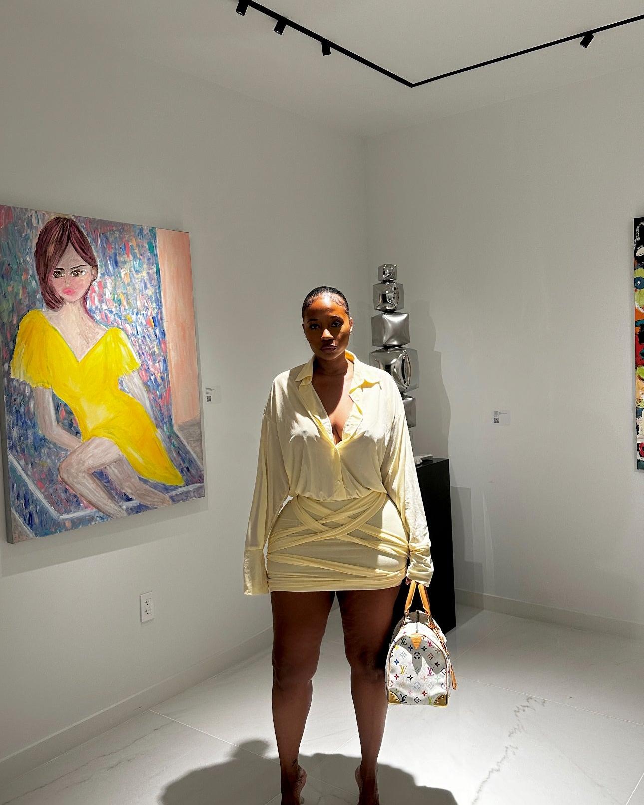 Lemon Drop Mini Dress