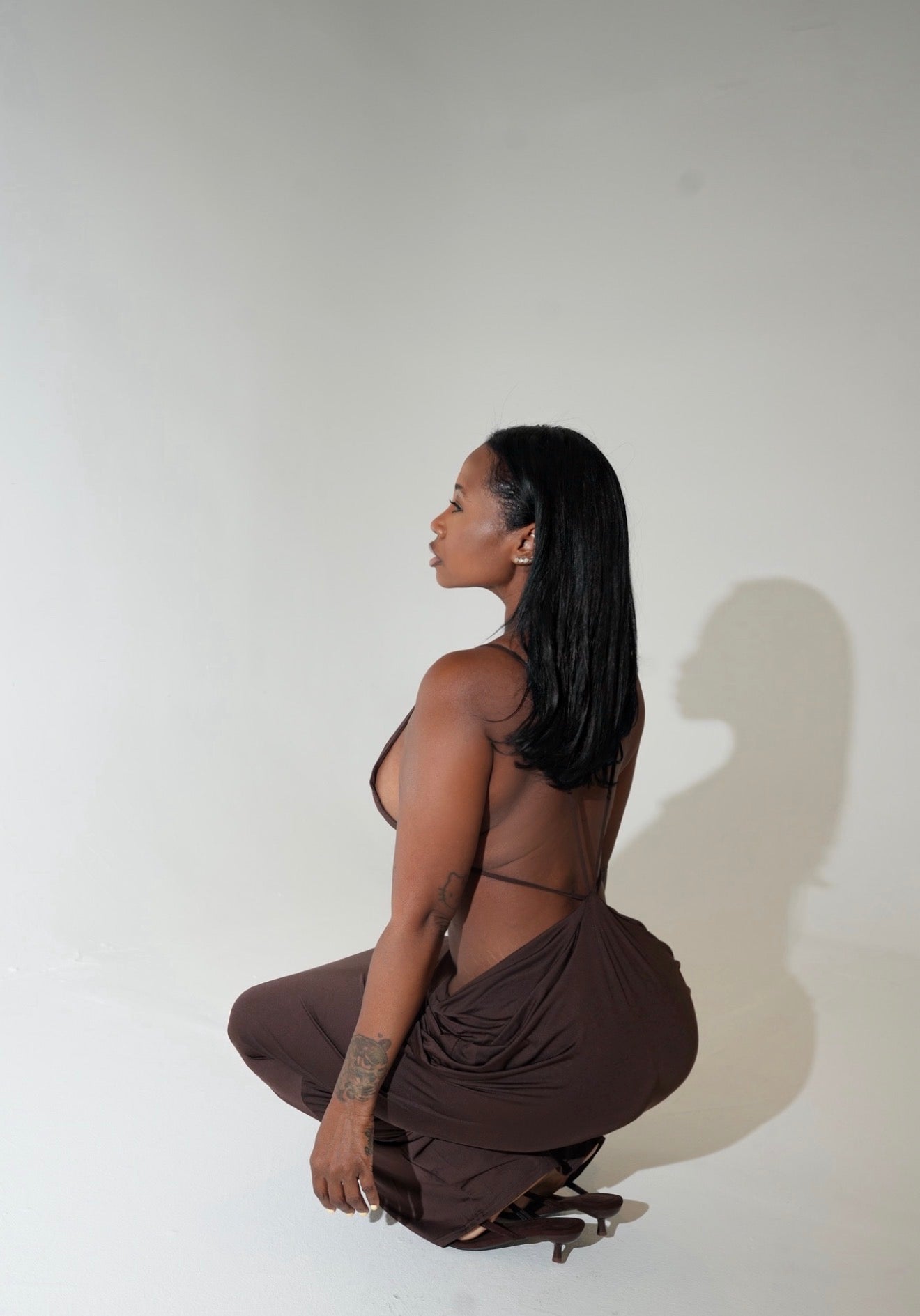 Monte Carlo Maxi Dress - Chocolate