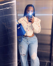 Fleur De Femme Crop Jacket