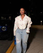 Fleur De Femme Crop Jacket