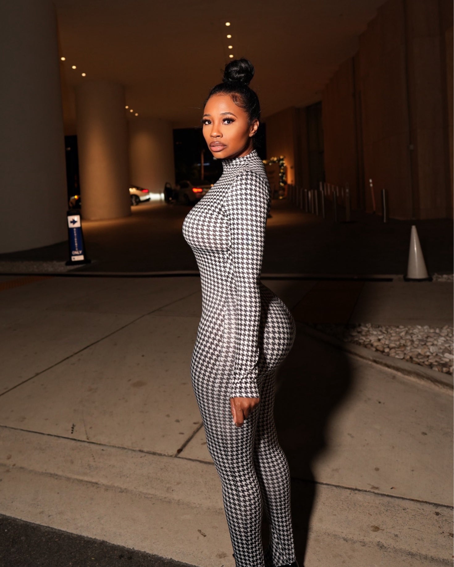 Houndstooth Jumpsuit (Final Restock)