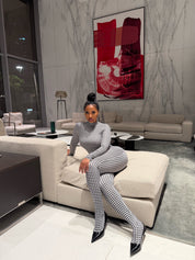 Houndstooth Jumpsuit (Final Restock)