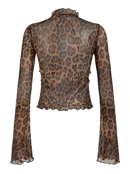 Flirty Leopard Top