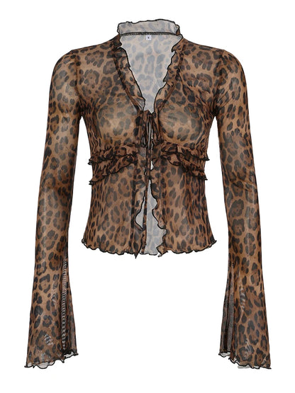 Flirty Leopard Top