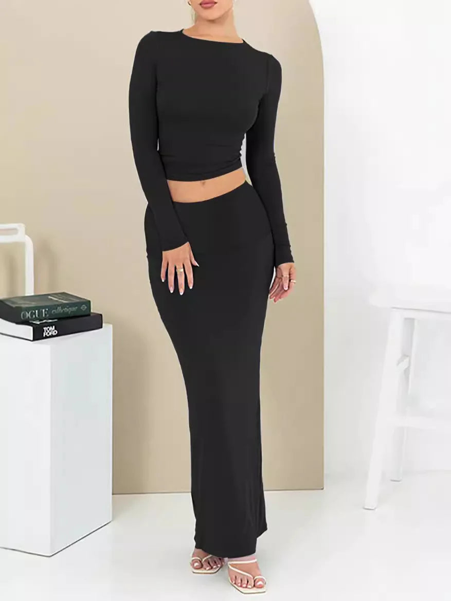 2 Piece Maxi Skirt Set