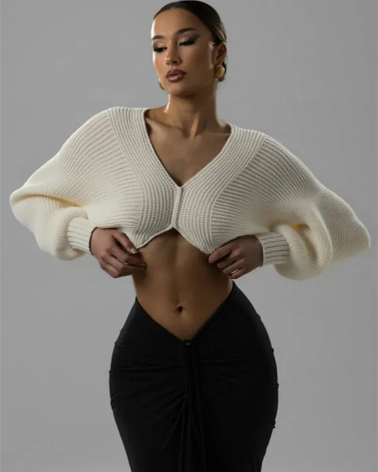 Frappe Knit Crop Sweater
