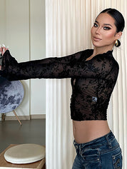 Kelsey Lace Mesh Top