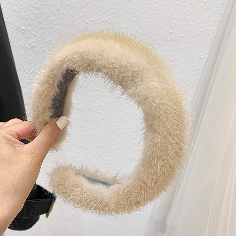 Luxury Mink Fur Headband