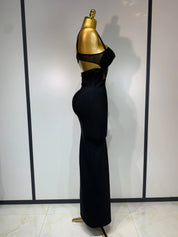 Black Bandage Maxi Dress