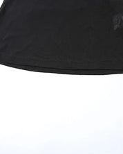 Black Sheer Mesh Frilly Tank